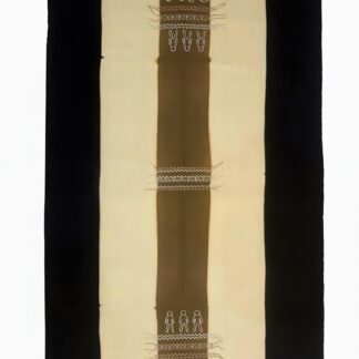 Black/Camel/Ivory Shawl 100x200cm