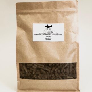 Wool pellet fertilizer.