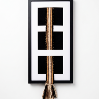 A frame with a piece of Sadu ( AM001)