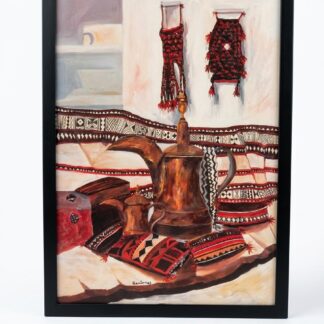 "Heritage Still Life" Framed Arabic Painting (shm001)